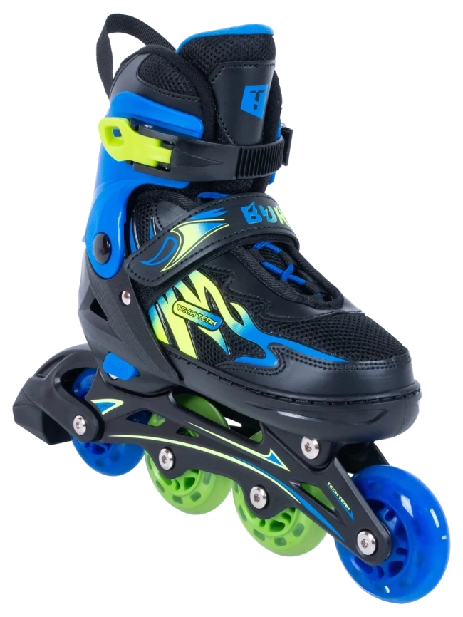 Роликовые коньки  TechTeam Burn, Размер L 1/6 синий фото 1
