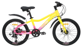 Велосипед Tech Team Delta 22х12 желтый 2025