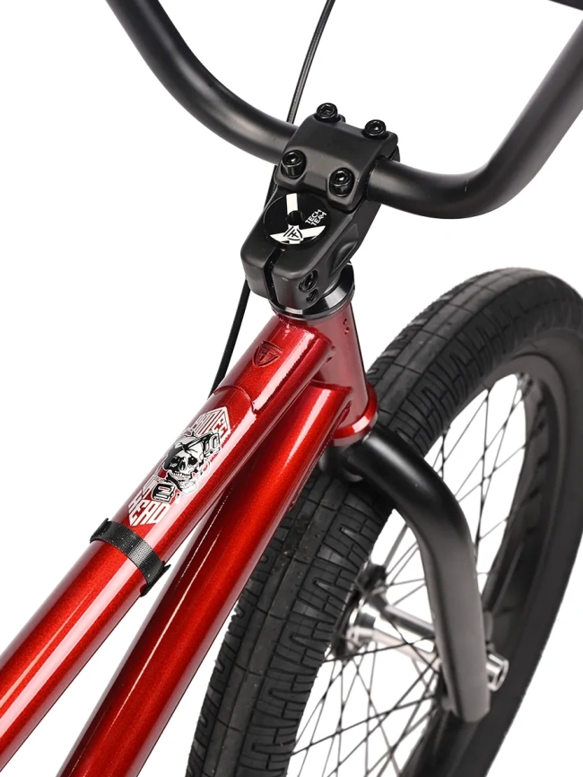 Велосипед Tech Team BMX ROUT street 20х20,8 багряный 2025 фото 7