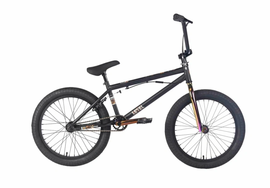 Велосипед трюковой Tech Team BMX Level 2025 20" бензин / oilslick фото 1