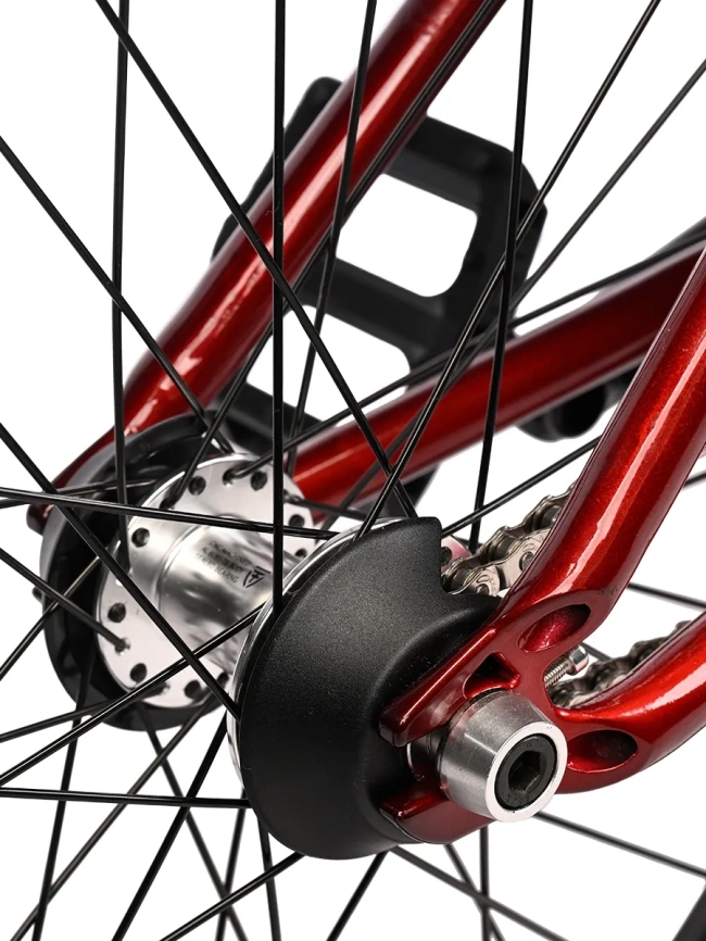 Велосипед Tech Team BMX ROUT street 20х20,8 багряный 2025 фото 13