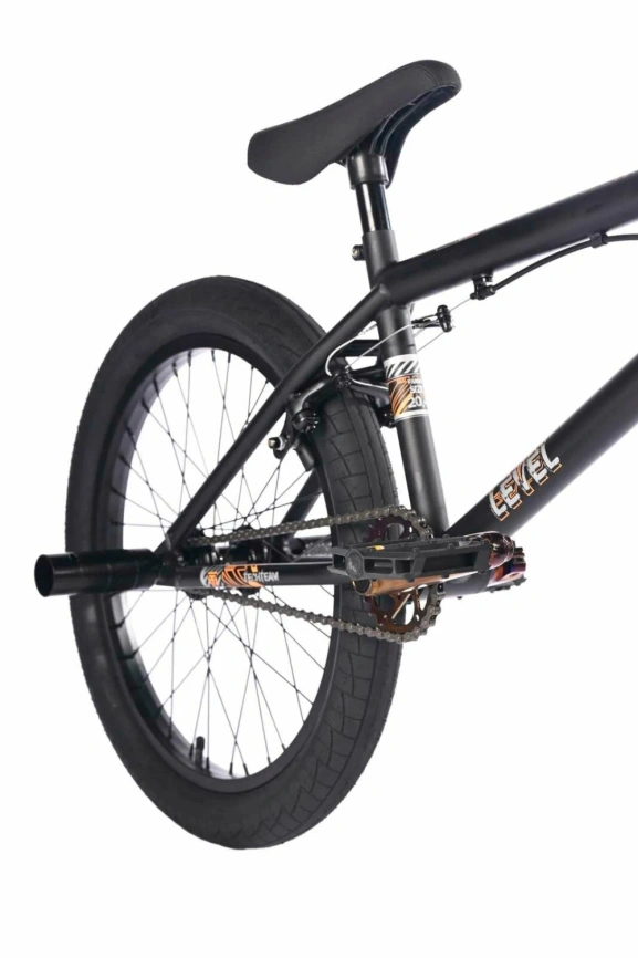 Велосипед трюковой Tech Team BMX Level 2025 20" бензин / oilslick фото 5