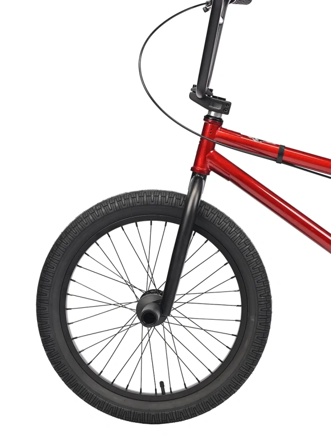 Велосипед Tech Team BMX ROUT street 20х20,8 багряный 2025 фото 5