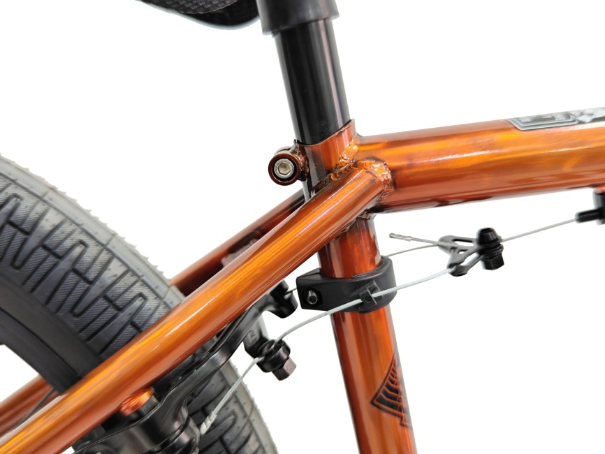 Велосипед TechTeam BMX Millennium 2025 20х20.8" оранжевый фото 5