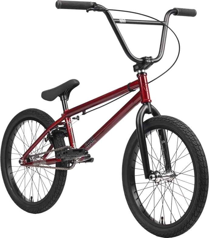 Велосипед Tech Team BMX ROUT park 20х20,4 багряный 2025 фото 2