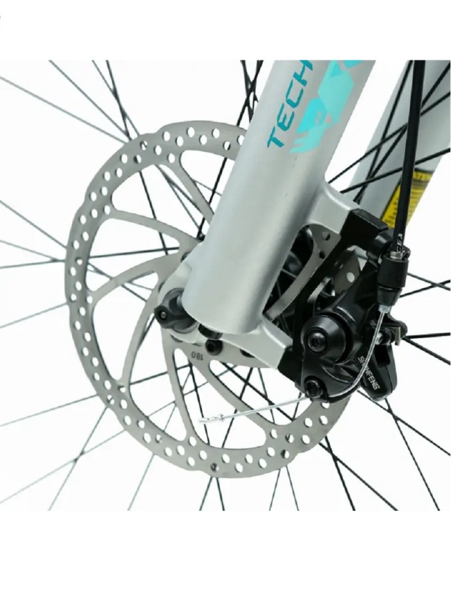Велосипед Tech Team Delta 26"х16" серебряный фото 3
