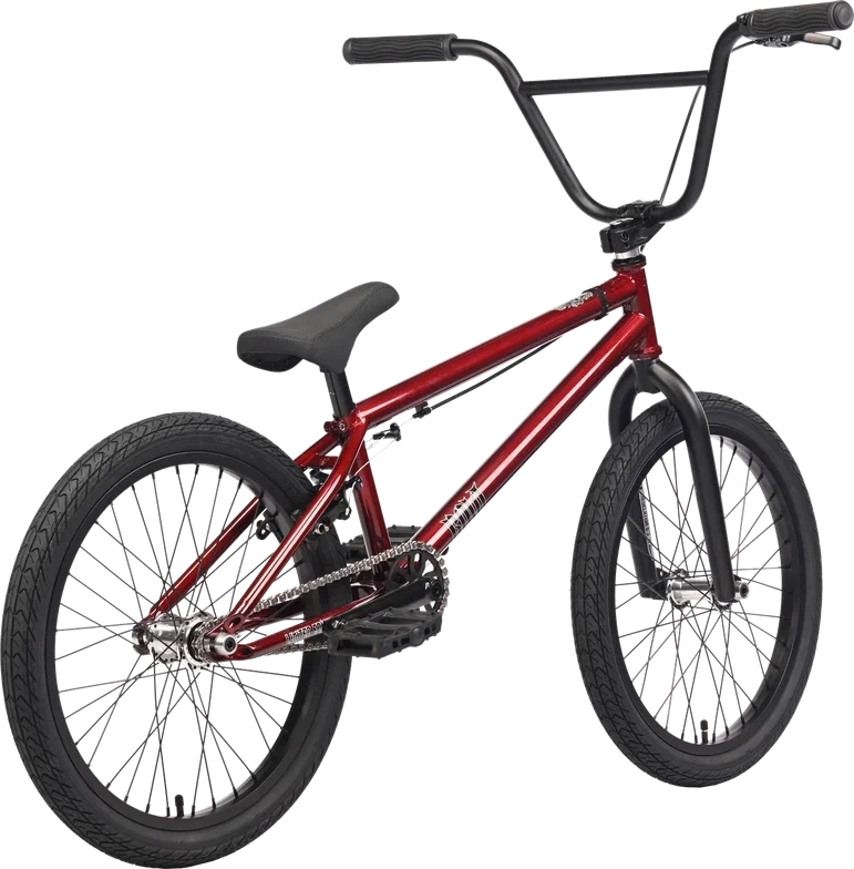 Велосипед Tech Team BMX ROUT park 20х20,4 багряный 2025 фото 3