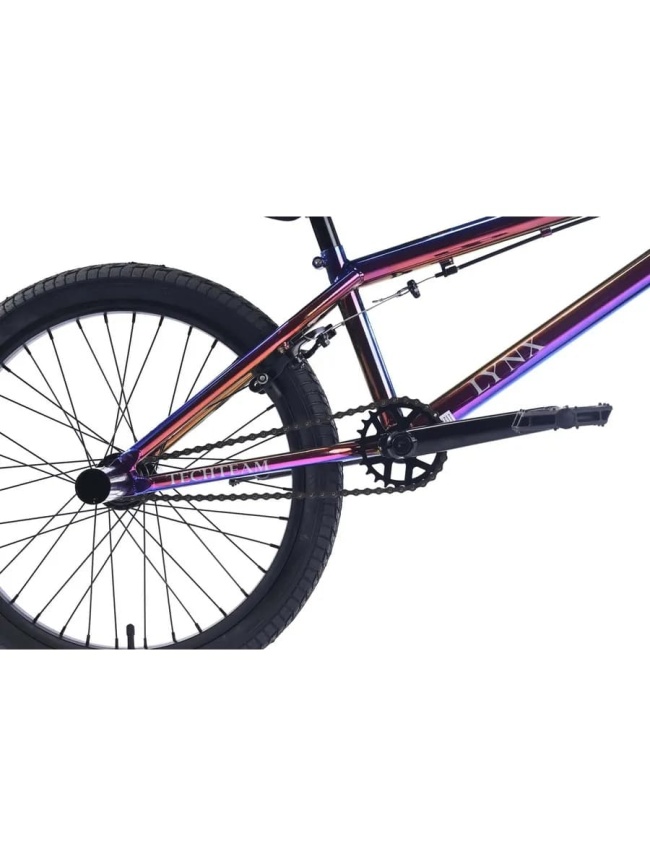 Велосипед Tech Team BMX Lynx 20", бензин / oilslick фото 8
