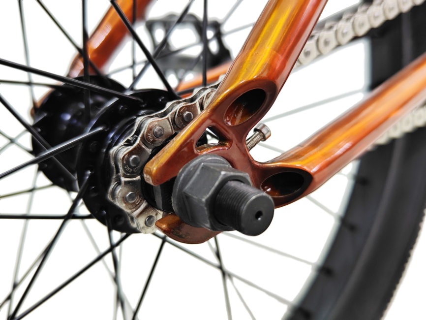 Велосипед TechTeam BMX Millennium 2025 20х20.8" оранжевый фото 4