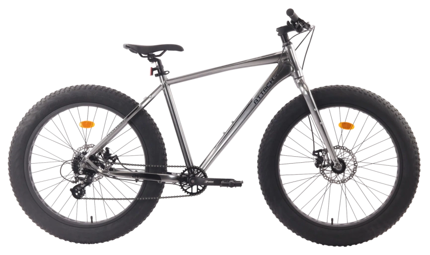 Велосипед Фэтбайк Tech Team Attack 26х20, хром фото 2