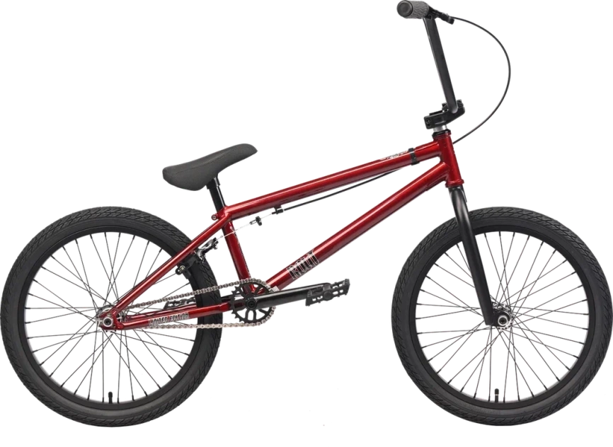 Велосипед Tech Team BMX ROUT park 20х20,4 багряный 2025 фото 1