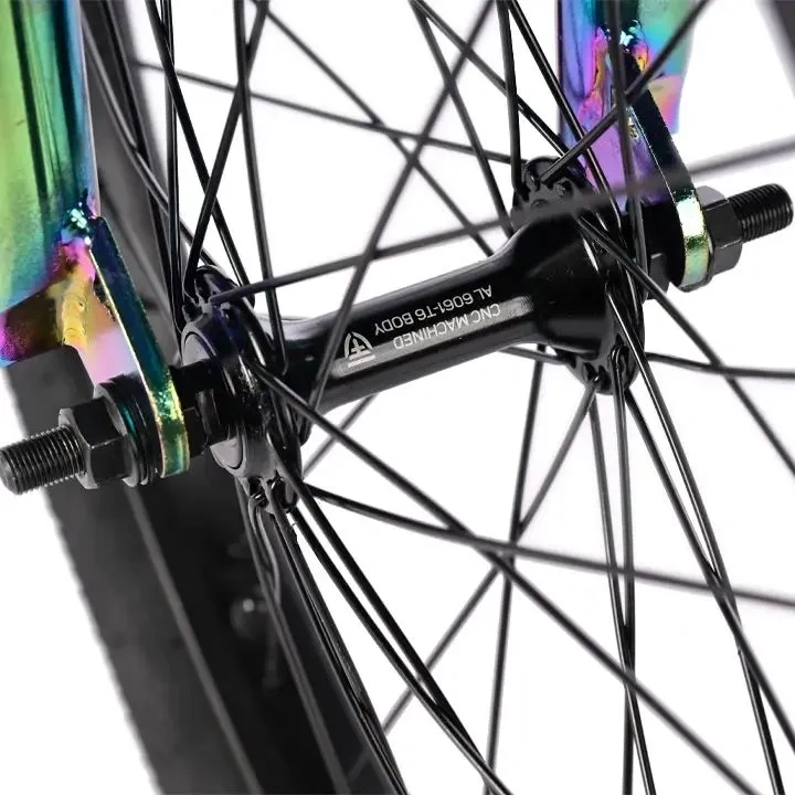 Велосипед трюковой Tech Team BMX Level 2025 20"  зеленый  фото 8