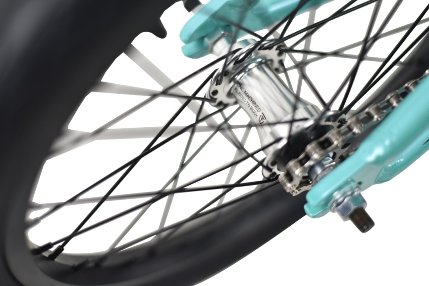 Велосипед подростковый Tech Team BMX UGen 14" фиолетовый фото 7